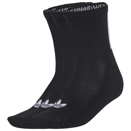 Adidas Κάλτσες Quarter 3-Back Stripes Socks 3 pairs